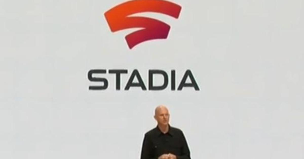 Google Stadia Introduced Today New Cloud Based Google Gaming - google stadia introduced today new cloud based google gaming platform and controller does not requi!   re a console cbs news