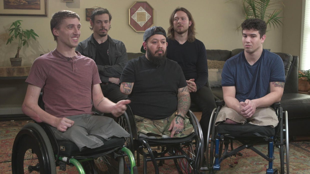"We just wear our scars on the outside": Band of wounded warriors