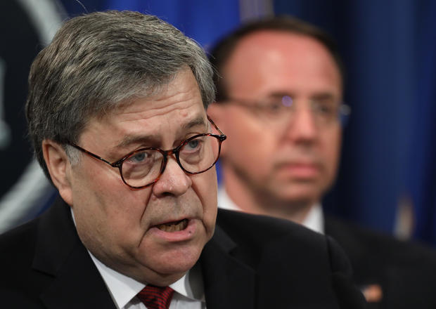 Attorney General William Barr Holds Press Conference To Discuss Release Of Mueller Report 