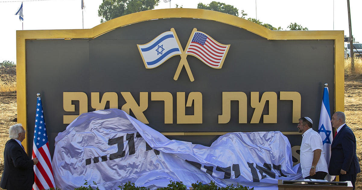 Israel Golan Heights Israel Renames Golan Heights Town - 