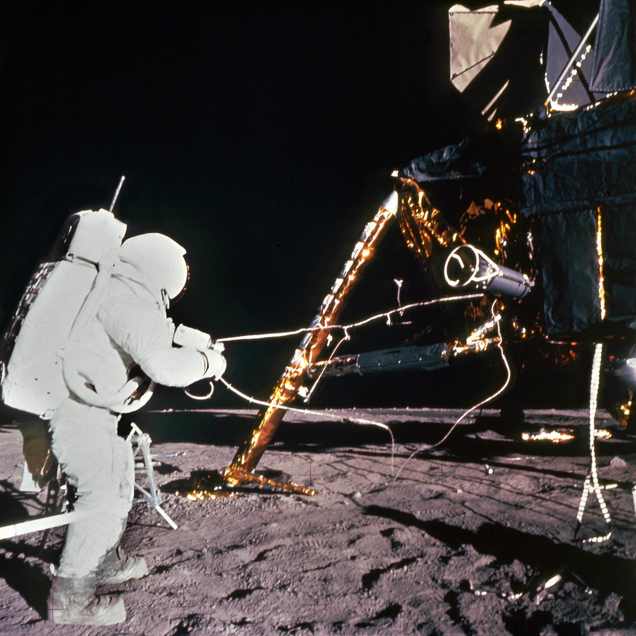 50 photos taken on the moon CBS News