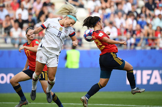 Team USA defeats Spain 2-1 in Women's World Cup match; to face France in quarterfinals, sunshevy.blogspot,com