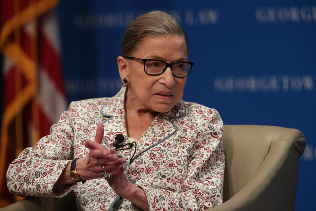 Supreme Court Justice Ruth Bader Ginsburg Attends Discussion At Georgetown Law 