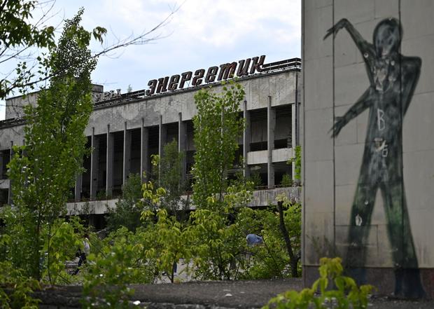 UKRAINE-CHERNOBYL-NUCLEAR-TELEVISION-TOURISM 