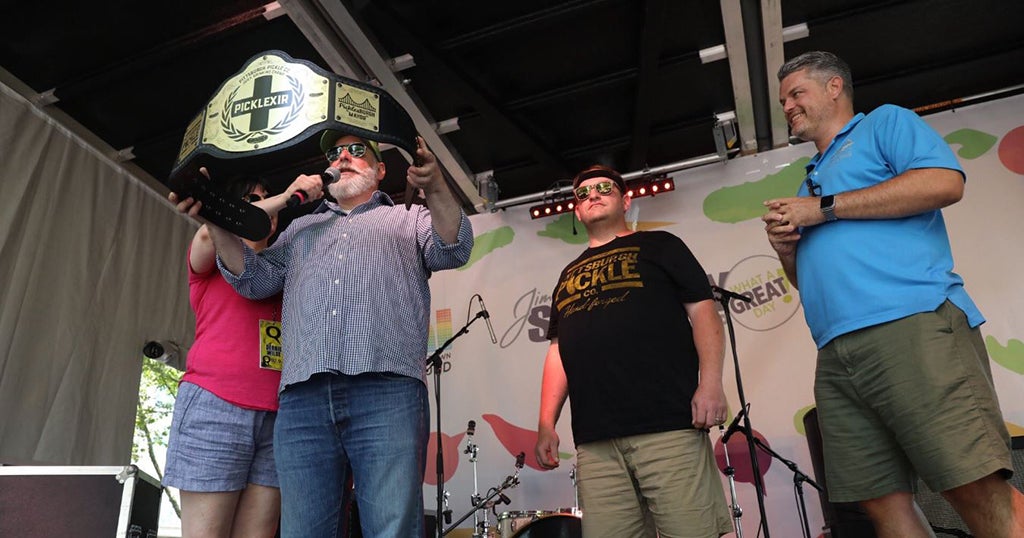 Picklesburgh Has Its New Mayor And Pickle Juice Drinking Champion CBS