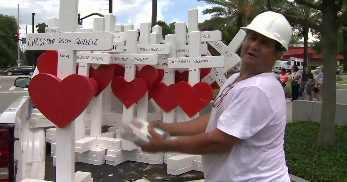 Man who made crosses to honor mass shooting victims dies at 69 thumbnail