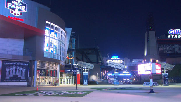 Gillette Stadium - night exteriors 