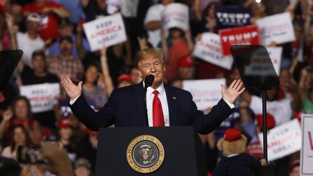 Donald Trump Holds MAGA Campaign Rally In New Hampshire