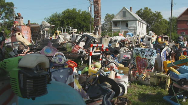 Heidelberg Project: Detroit artist Tyree Guyton revitalizes a neighborhood with objects left behind - CBS News