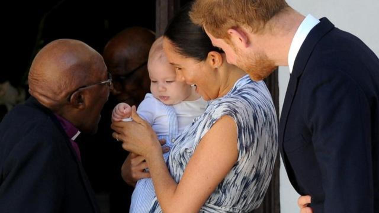 Prince Harry And Meghan Bring Baby Archie To Meet Desmond Tutu In South Africa First Real Pictures Of The Young Royal Awake Cbs News
