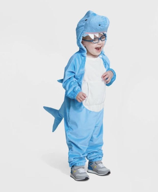 Kids with sensory processing disorders can now find ultra-comfy unicorn or shark costumes at Target. (Credit: CBS News via Target)