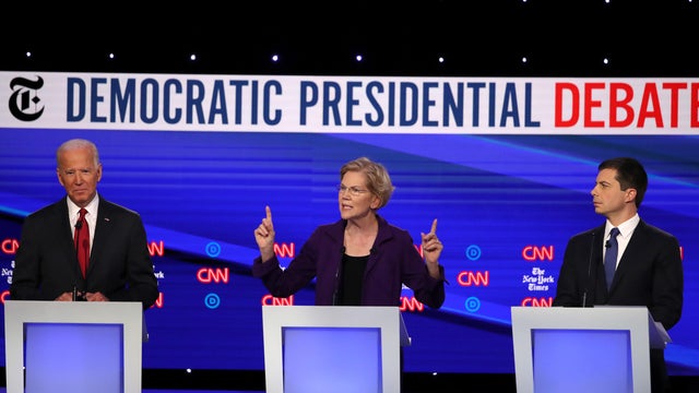 Democratic Presidential Candidates Participate In Fourth Debate In Ohio