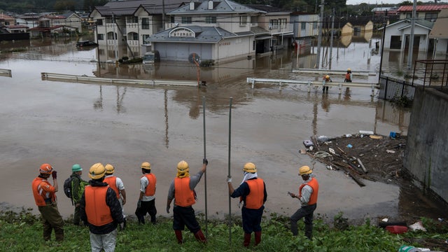 Typhoon Hagibis Hits Japan