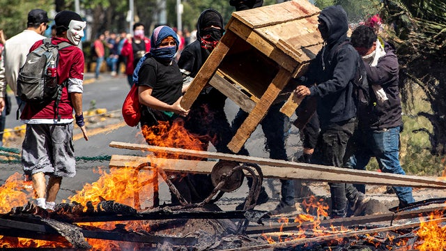 Chile Subway Protest
