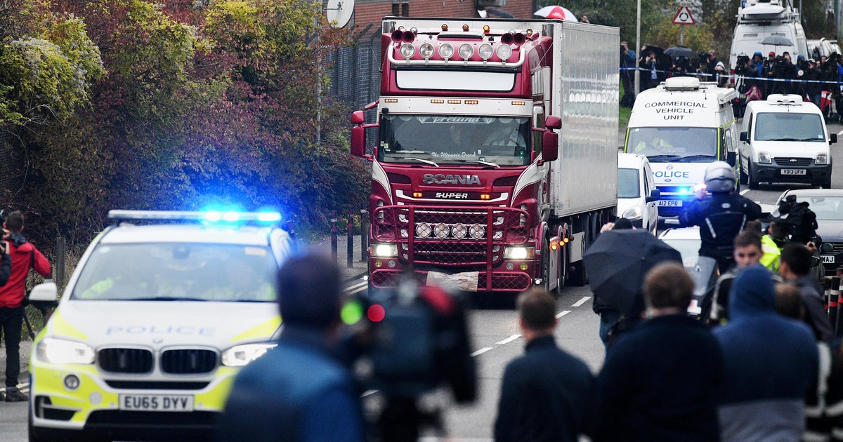 39 people found dead in truck in England were all Chinese