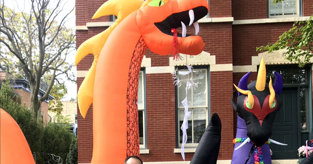 Huge Inflatable Dragons Mysteriously Stolen From Wicker Park Halloween