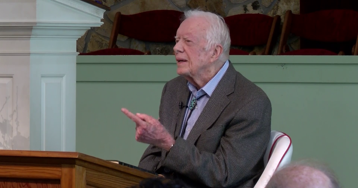 Jimmy Carter sermon: Former president says he's "at ease with death Jimmy Carter sermon: Former president says he's "at ease with death