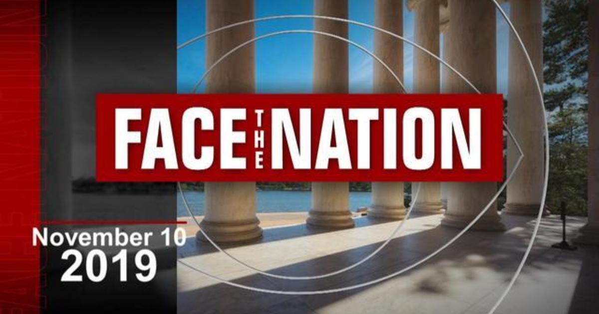Open: This is "Face the Nation," November 10