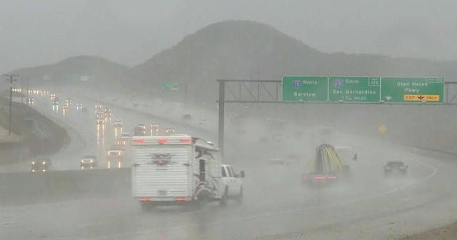 Dangerous weather hits West Coast CBS News