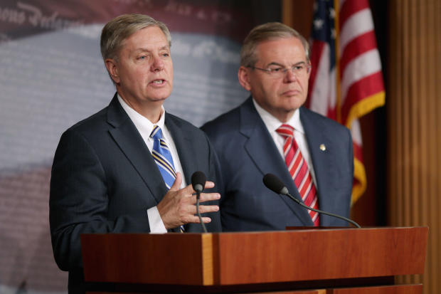 Graham And Menendez Discuss Senate Vote On US Support Of Israel Against Iran Threat 