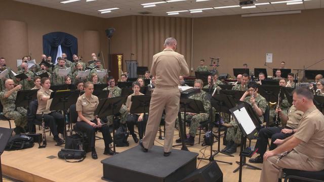 Navy Band Christmas Concert December 7 2022 Behind The Scenes With The U.s. Navy Band Before Its Holiday Concert - Cbs  News