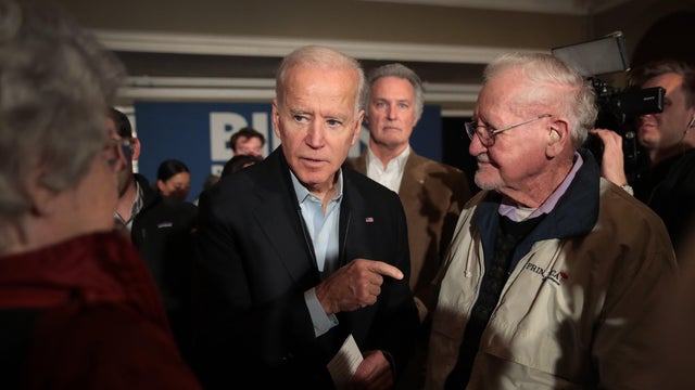Democratic Presidential Candidate Joe Biden Campaigns  To Iowa 