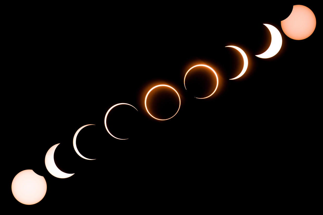Kuwait Stunning photos of the "ring of fire" solar eclipse CBS News