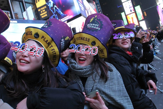 APTOPIX New York New Year 