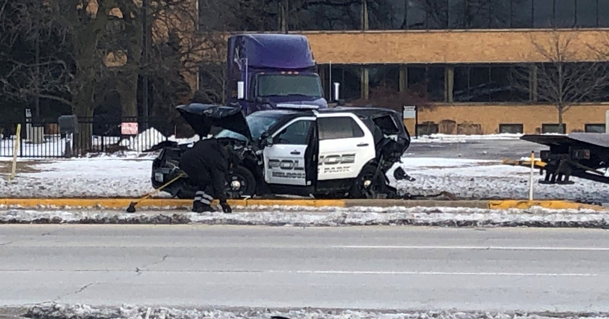 Melrose Park Police Officer RearEnded; Driver Charged With DUI CBS