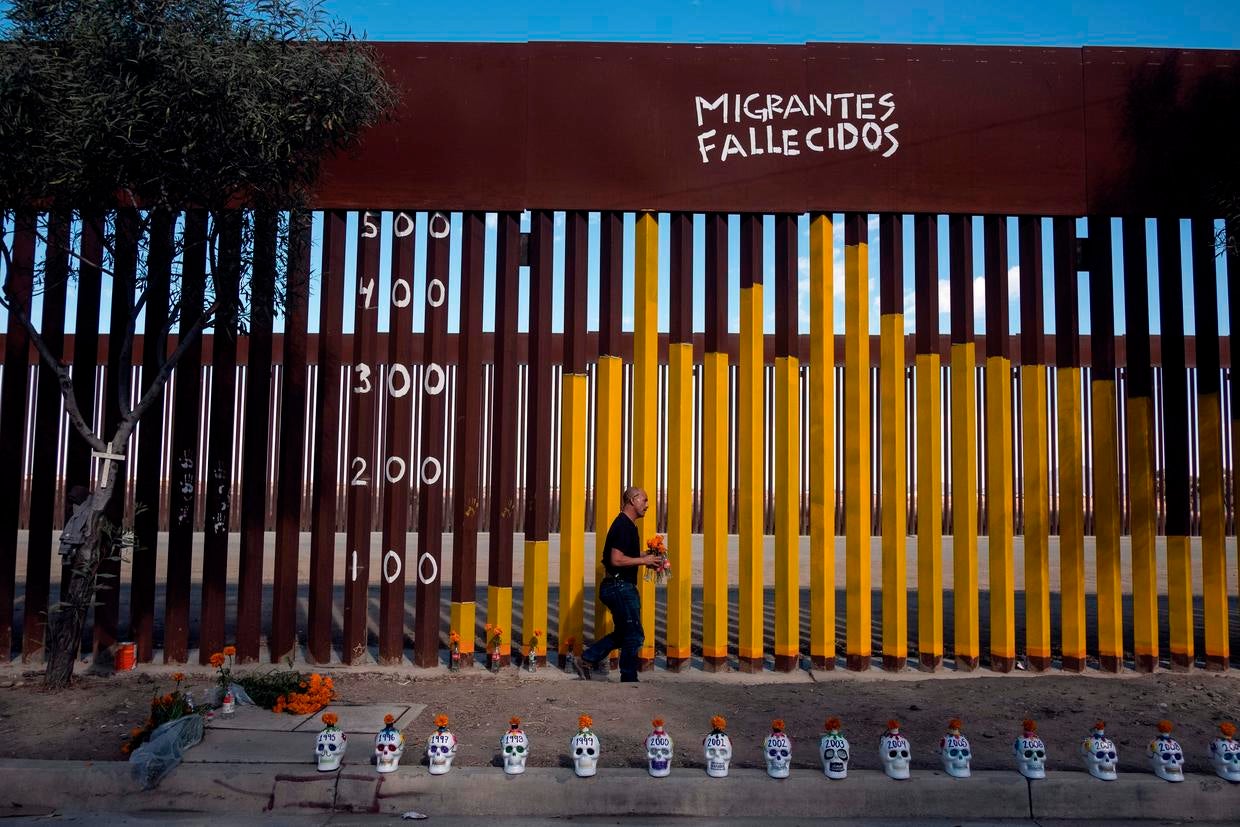 Fence prayer Trump border wall What it really looks like Pictures