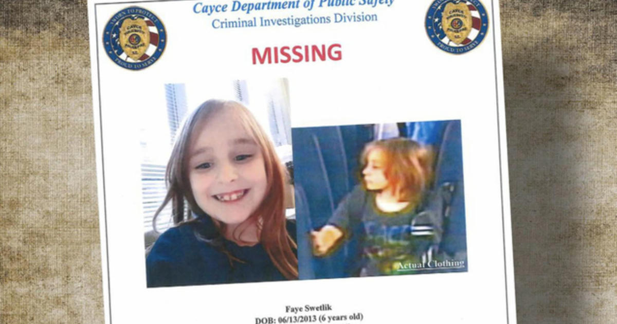 Fbi Joins Search For 6 Year Old South Carolina Girl Cbs News