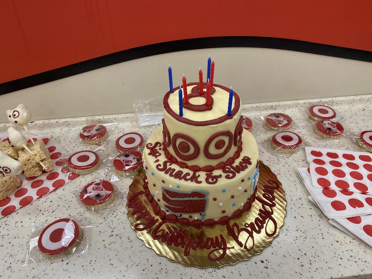 Target birthday Girl loves Target so much — she celebrated her 8th