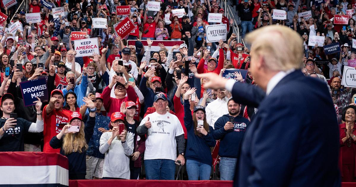 Trump rally-goers must agree they wont sue if they contract coronavirus -  CBS News
