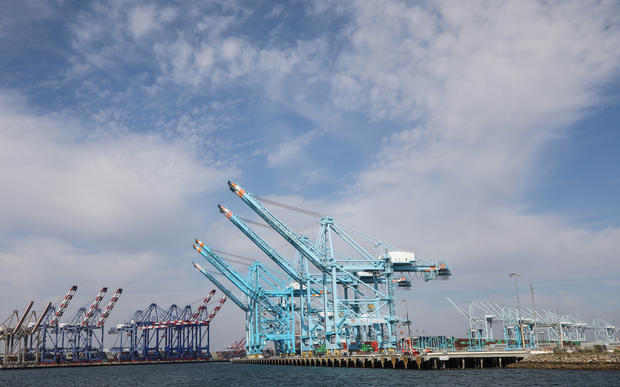 Shipping Traffic Slows Down At Southern California Ports Due To Worldwide Coronavirus Outbreak 