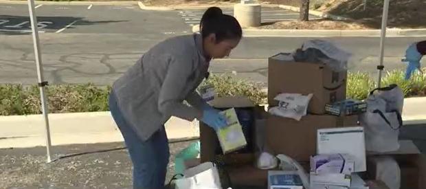 Coronavirus: UC Irvine Students Hold Supply Drive For Masks, Face Shields For Health Care Workers 