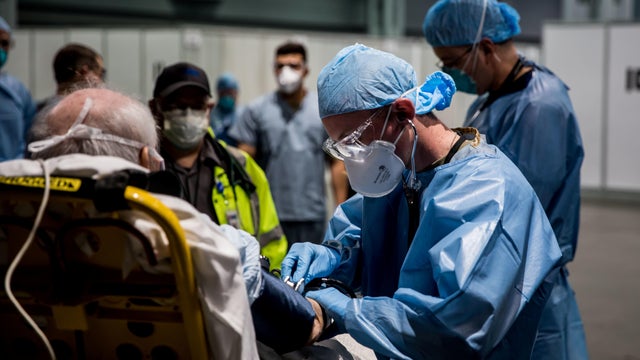 Inside the Javits New York Medical Station in New York City