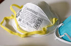 FILE PHOTO: Various N95 respiration masks at a laboratory of 3M, that has been contracted by the U.S. government to produce extra marks in response to the country's novel coronavirus outbreak, in Maplewood, Minnesota 