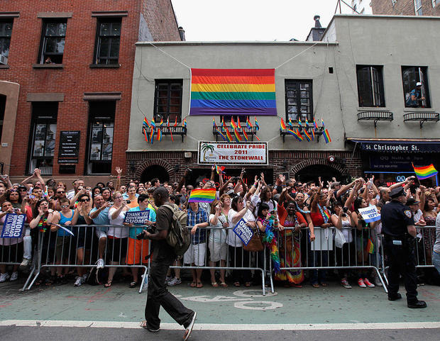 New York's Gay Pride Parade Celebrates Passage Of Same-Sex Marriage Law 