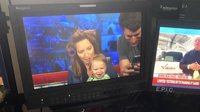Working From Home Tony Dokoupil And Katy Tur Cbs News