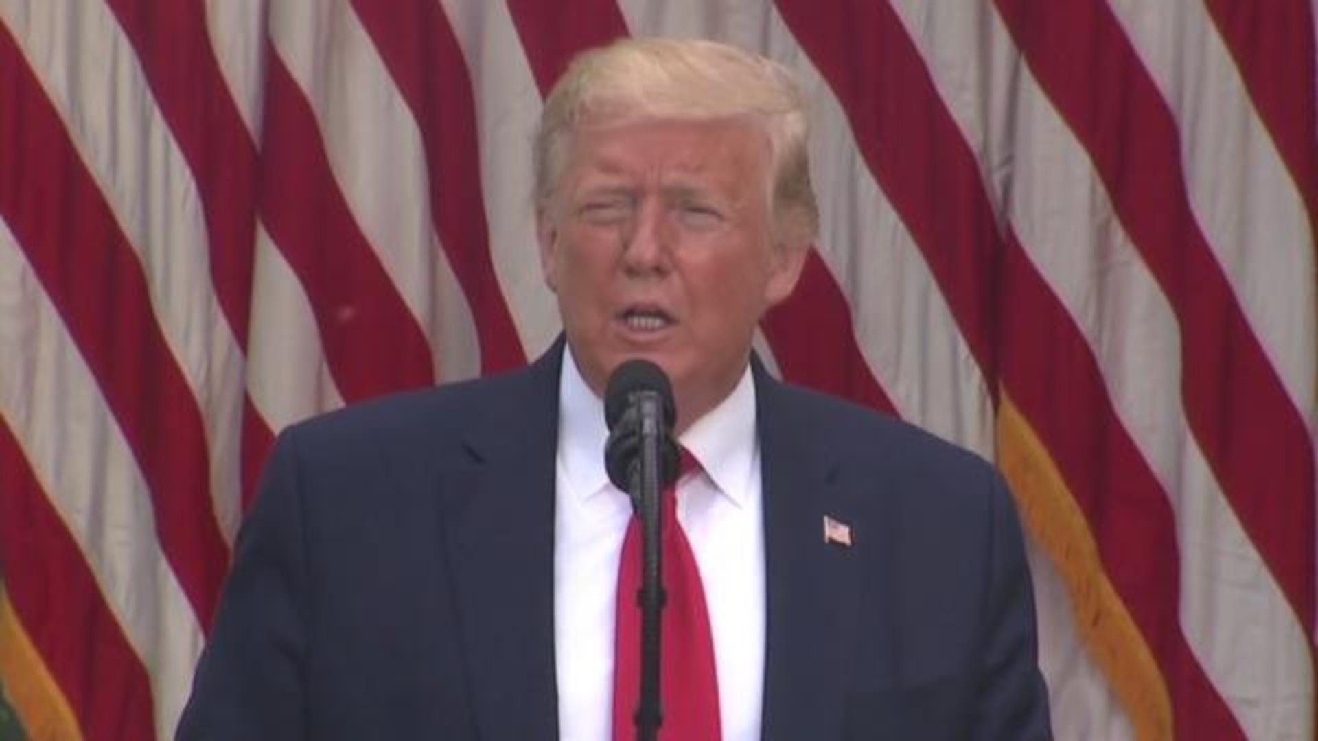 Trump Mocks Biden For Wearing A Face Mask Cbs News