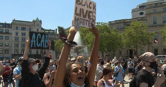 London and Berlin amoung cities showing solidarity with American protests