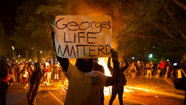 George Floyd protesters