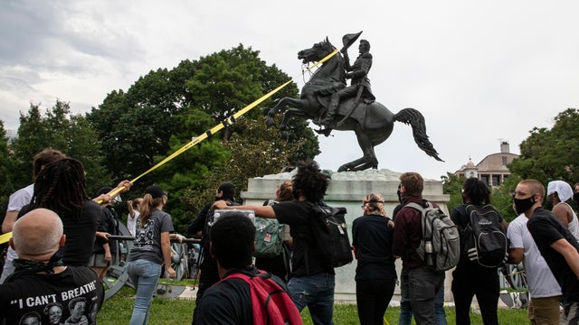 Protests Continue Around Black Lives Matter Plaza In Washington, DC 