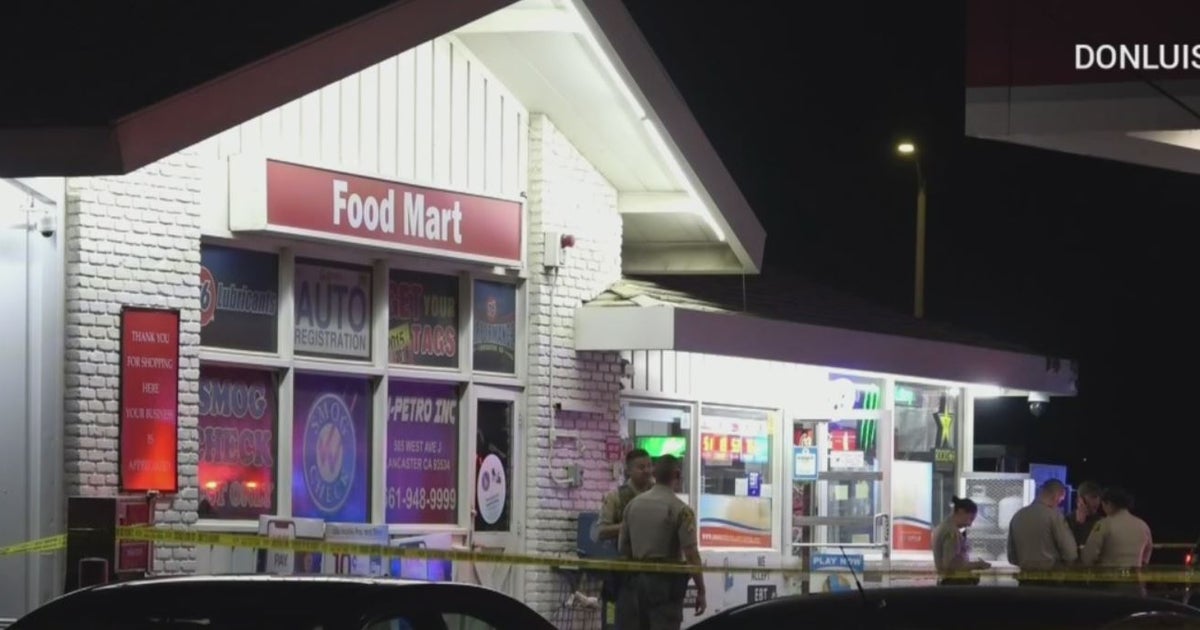 Robber Guns Down Gas Station Attendant In Lancaster CBS Los Angeles