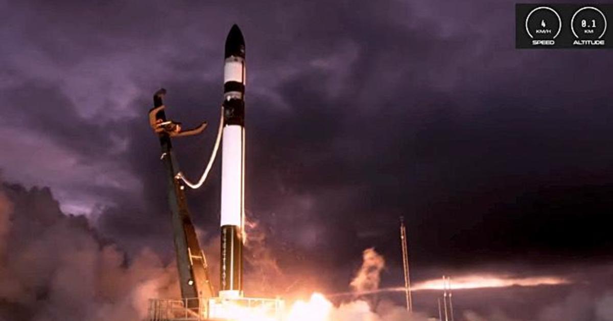 Rocket Lab loses Electron booster, five small satellites in launch failure - CBS News