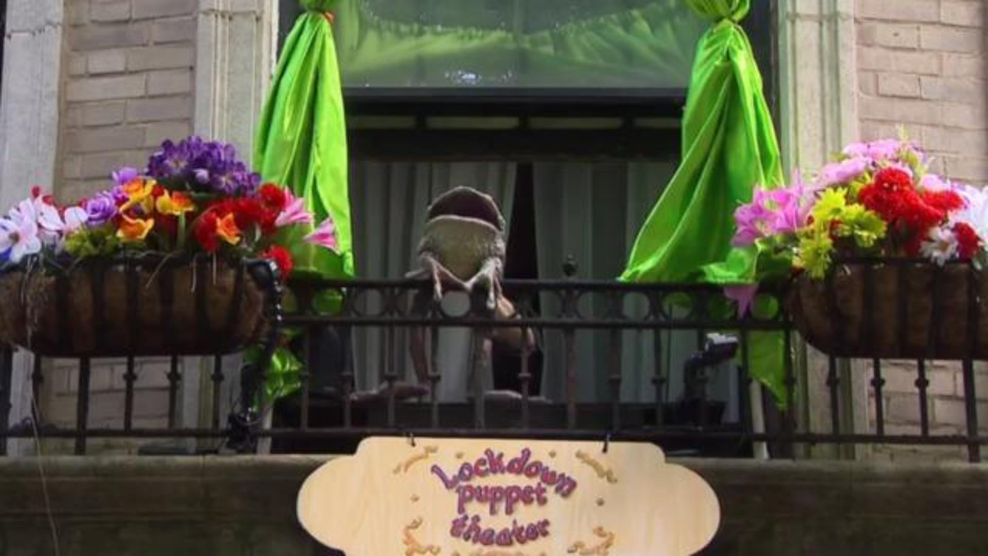 Zoo Toy Creator Puts On A Puppet Show For His Neighborhood With No Strings Attached Cbs News