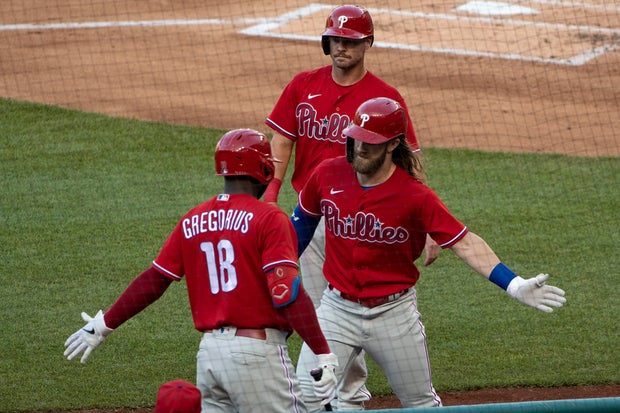 MLB: Exhibition-Philadelphia Phillies at Washington Nationals 