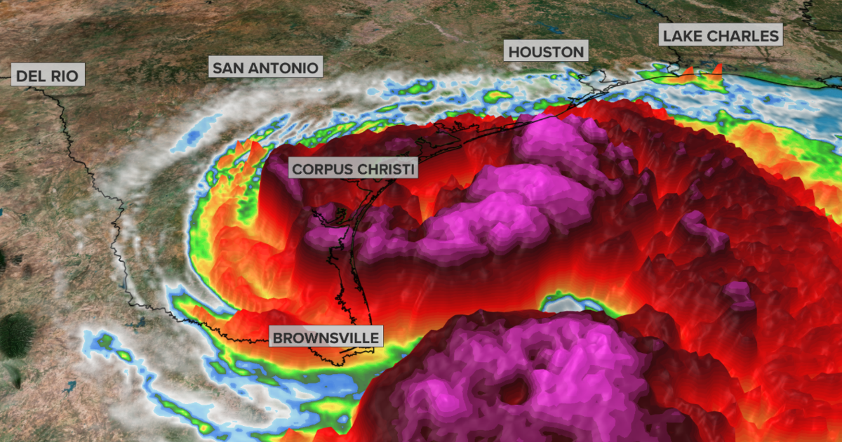 Hurricane Hanna makes landfall on Padre Island, Texas CBS News