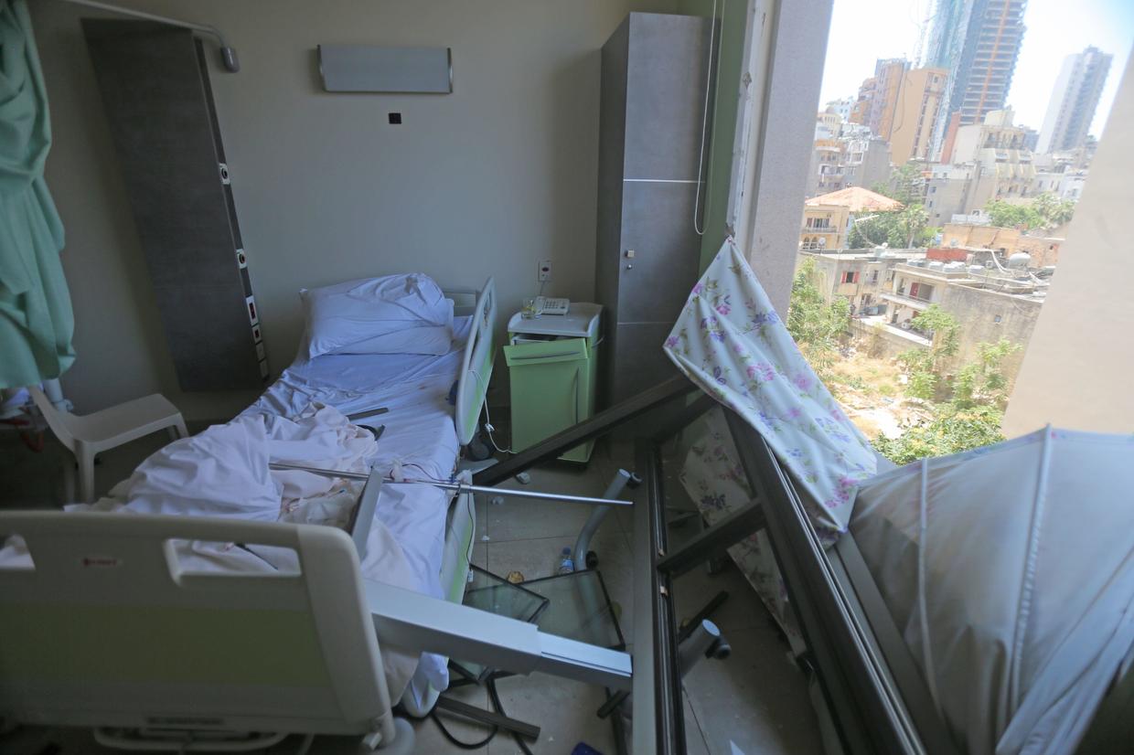 Beirut Doctors Say Hospitals Were So Damaged By Explosion They Had To