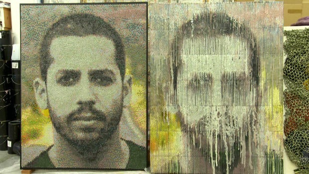 Pop art, by bubble wrap artist Bradley Hart CBS News